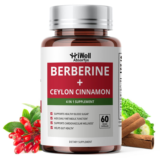 HiWell Absorfyx Berberine with Ceylon Cinnamon